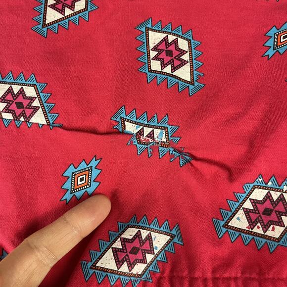 Vintage Frontier Series Western Shirt Mens 15 15 1/2 Red Band Collar Cowboy FLAW - Picture 14 of 15